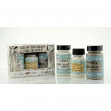 VERY CHALKY HOME DÉCOR SET 2*90ml+50ml CH04-CH08 ANTIQUE WHITE AND FRENCH LINEN
