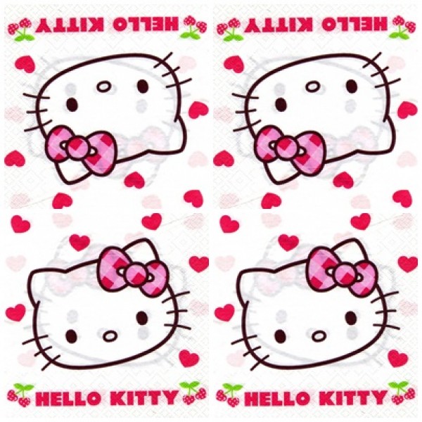 Szalvéta Hello Kitty