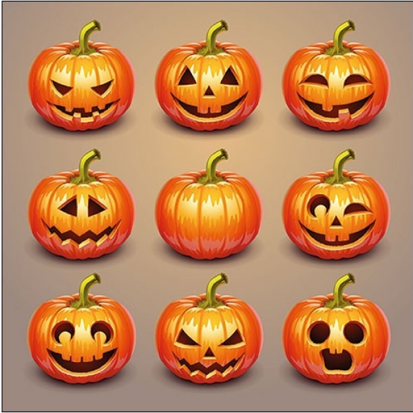 Halloween Pumpkins papírszalvéta