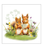 Little squirrels papírszalvéta 33x33cm